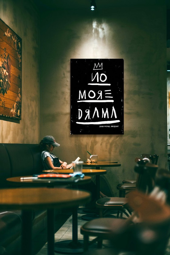 No More Drama - quote by Jean-Michel Basquiat - Poster 50 x 70 cm – Paper (photo 8 of 10)