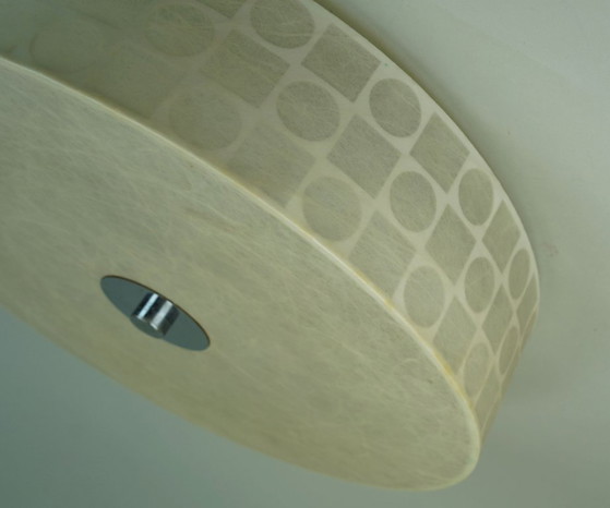 Mid Century Modern Cocoon Ceiling Lamp Op Art Pattern 1960s Goldkant Fritz Wauer – Ceiling lights, Plastic (photo 6 of 14)