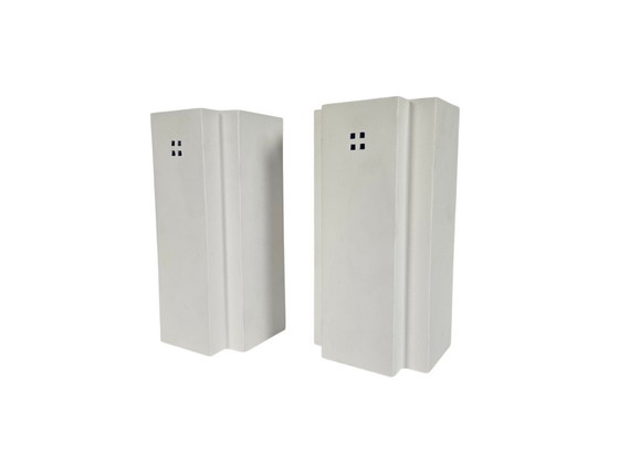 Image 1 of StudioZAND - Frant Ottink - geometric porcelain vase - unglazed porcelain - 2000