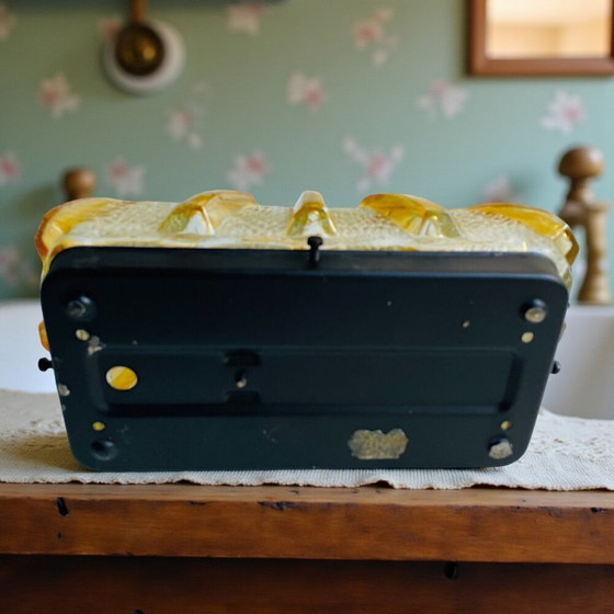 Image 1 of Rechteckige Deckenleuchte oder Wandleuchte aus Muranoglas mit bündigem Einbau