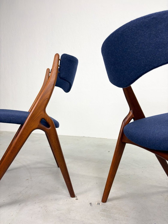Set 'Aska' Dining chairs by Louis van Teeffelen for Wébé – Wood (photo 14 of 20)