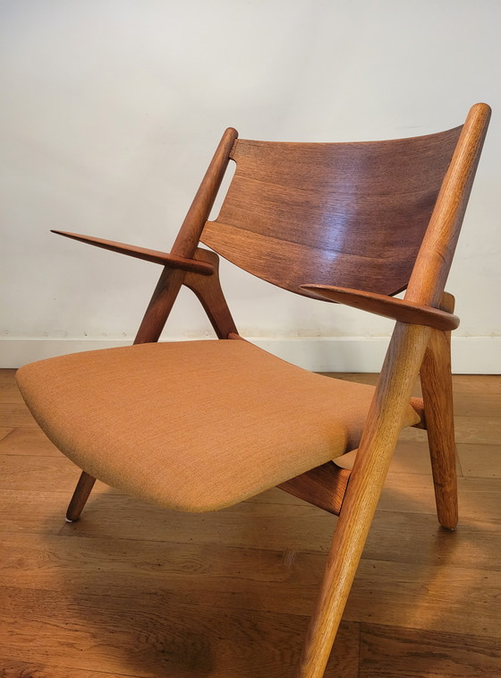 Image 1 of Vintage Ch28 Sawhorse Stoel Van Hans J. Wegner Voor Carl Hansen