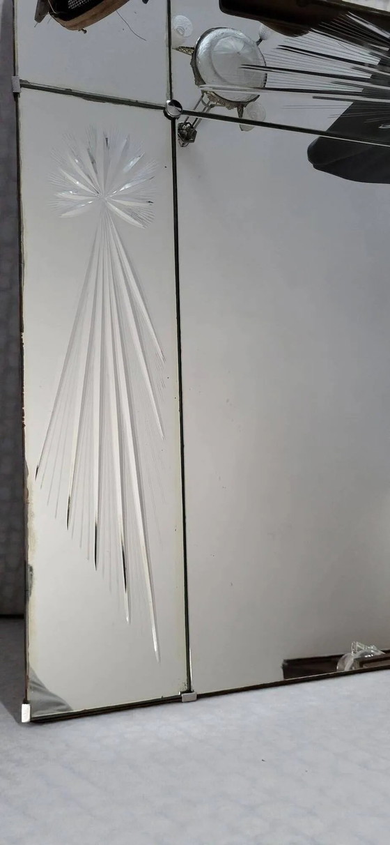 Specchio da Bistrot Art Déco 101*200 cm – Wood, Art Deco (photo 7 of 8)