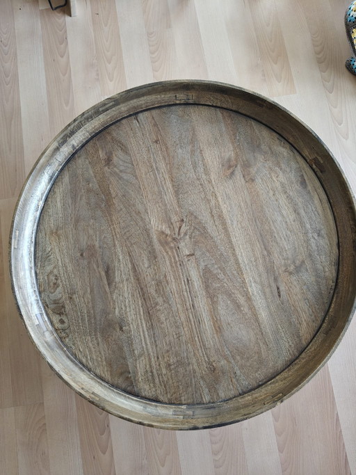 Mater Bowl Coffee Table – Solid Wood Designer Piece – salontafels, Metal (photo 2 of 5)