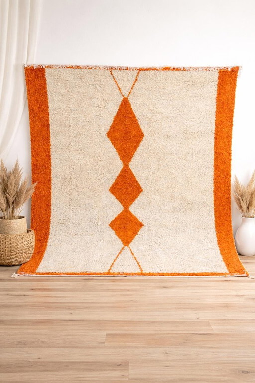 Naturmarokkanischer Teppich 200/250 cm – vloerkleden en tapijten, Wool