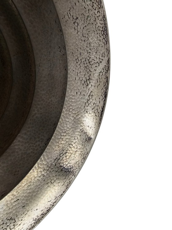 Image 1 of Wellner - heavily silver-plated - August Wellner - hammered plate - 1950s