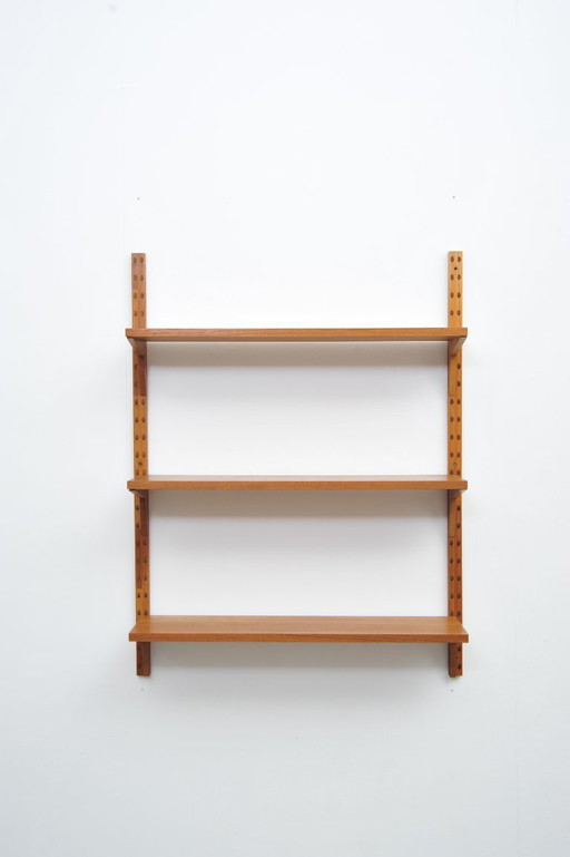 Étagère murale "Royal System" en teck de Poul Cadovius pour CADO (années 1950)