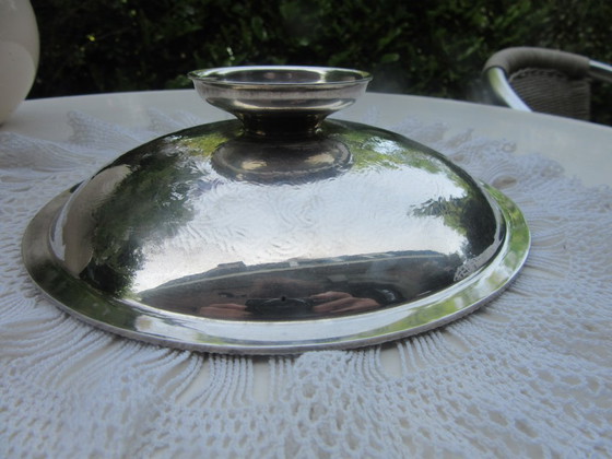 Image 1 of Ciotola da portata con piedistallo, marcata Made in England E.P.B. vintage