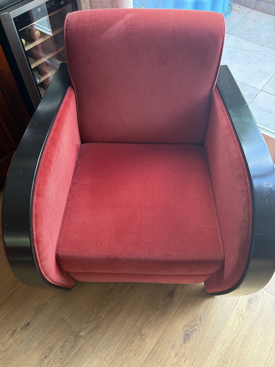 Poltrona Art Déco Rooker Dutch Seating Company – Sedie e poltrone, Textile, Wood (photo 5 of 6)