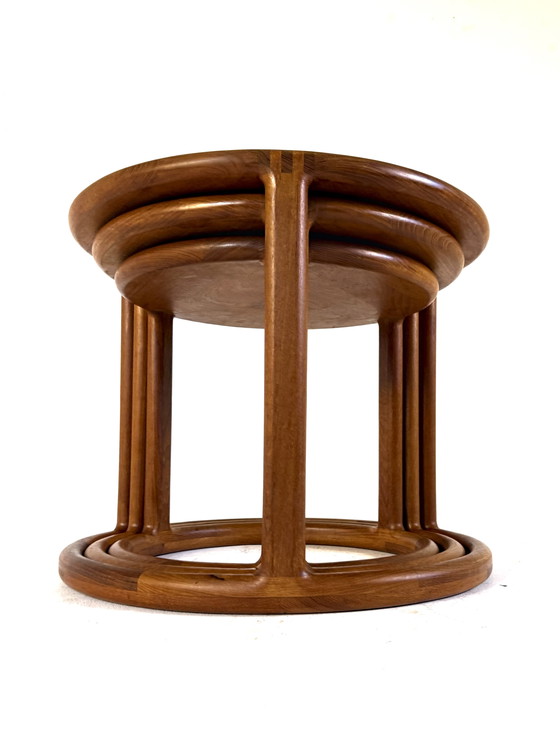 Image 1 of Vintage Danish teak mimiset coffee table '70