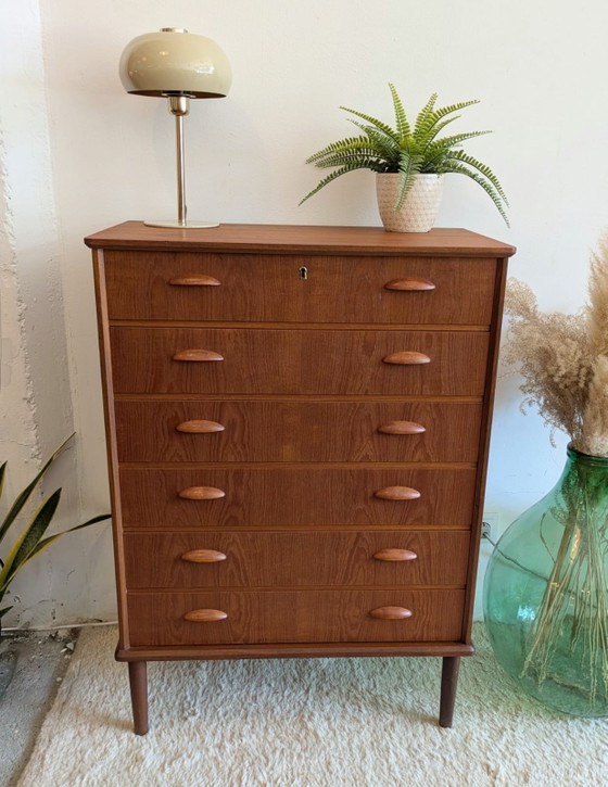 Image 1 of Cassettiera vintage danese in teak.