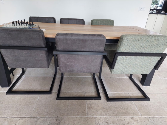 Image 1 of 6x Contiro Dining Table Chairs