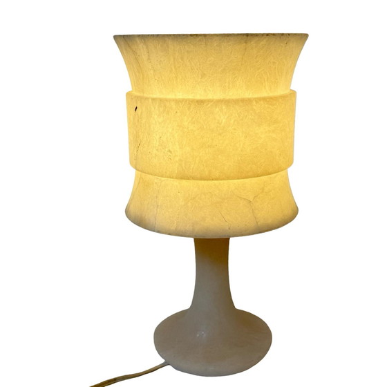 Image 1 of Lámpara de mesa de alabastro - Estilo neoclásico - Cáliz