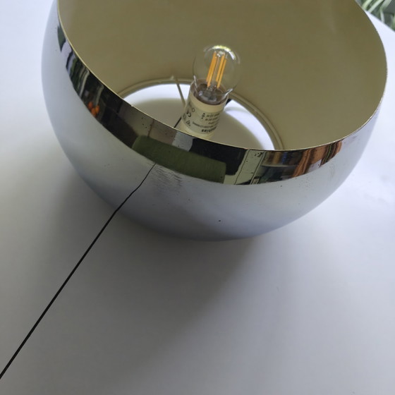 Image 1 of Vintage Space Age Chrome Pendant Lamp