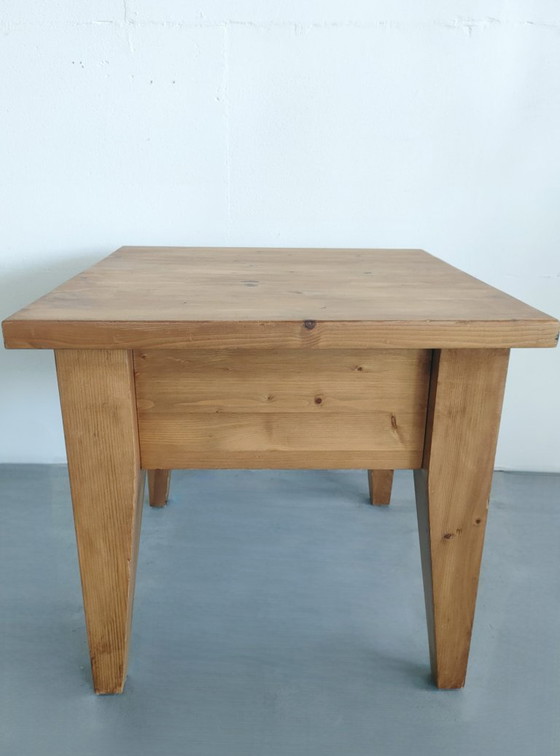 Vintage set robuust grenen houten lampentafels bijzettafels koffietafels (evt Nachtkastjes) – Wood (photo 6 of 15)