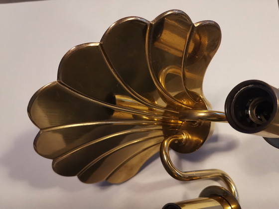 Image 1 of Hollywood Regency Designer Wall Lamp by Vereinigte Werkstätten München