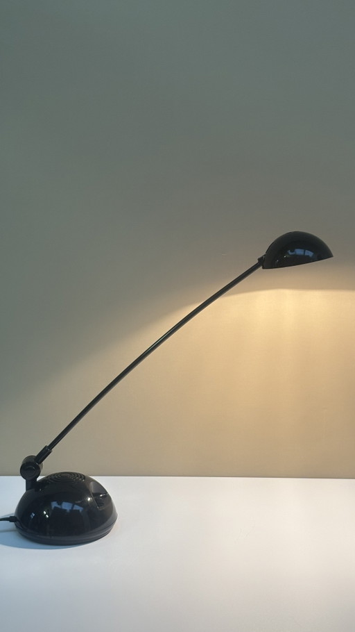 Lampe de bureau E/Lite Products noire, design vintage, réglable