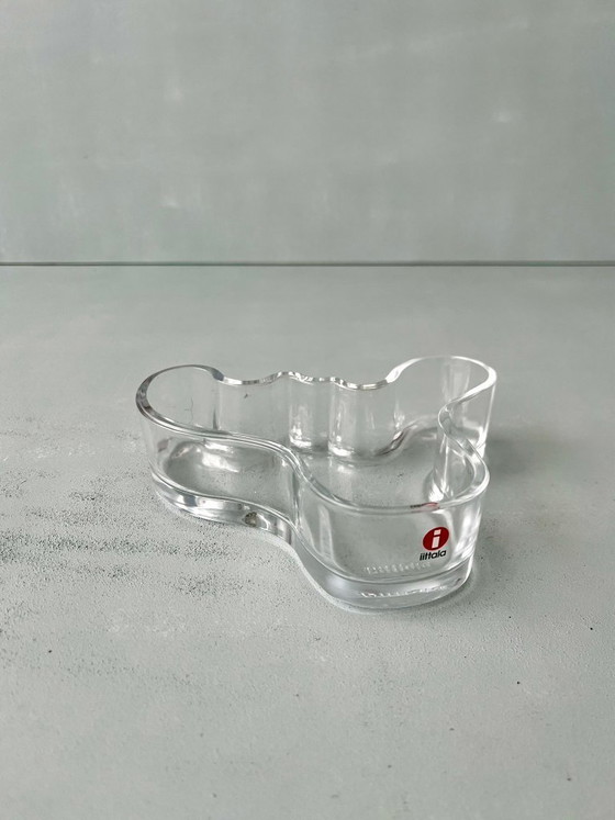 Image 1 of Bol Alvar Aalto en verre Ittala, finition transparente, design