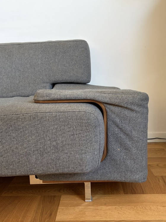 Jonas Ihreborn "Satellite" Sofa - restoration project / re-upholstery – 3-5 seaters, Wood, Chrome (photo 3 of 14)