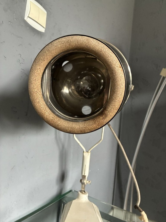 Lampe médicale Hanau Sollux, design industriel, années 1940, Original Hanau, Métal, Argenté, Industrieel (photo 4 sur 8)