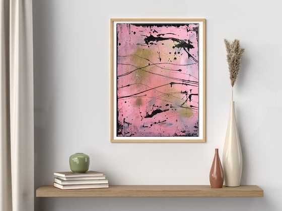 Original Acrylic Painting Abstract Expressionism Tenderness – Paintings & Drawings, Canvas (photo 3 of 7)
