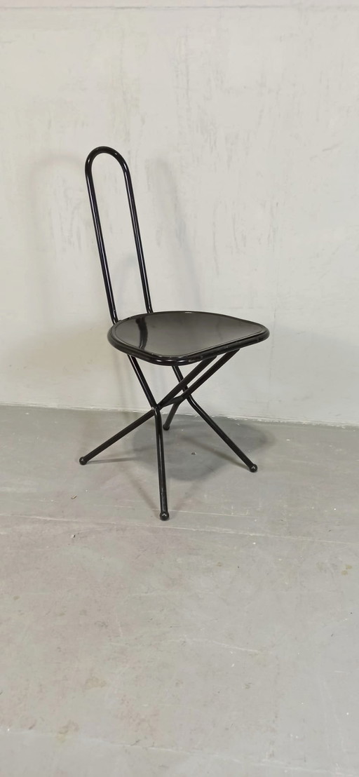 Niels Gammelgaard folding chair, postmodern 