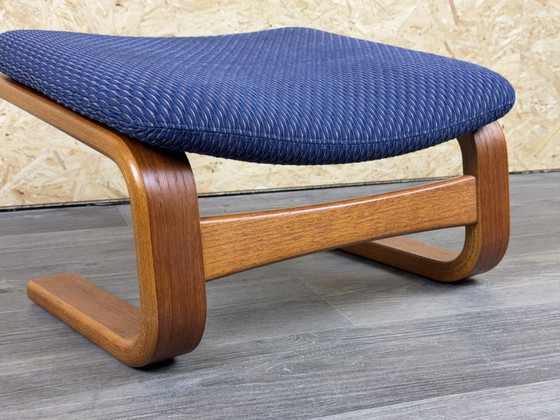 1960s/70s teak stool/ottoman by Svend Skippers Furniture Denmark – Footstools & poufs, Textile (photo 4 of 13)