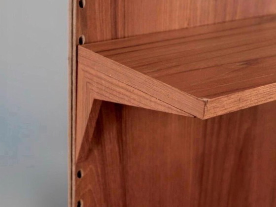 1/3 Poul Cadovius Royal System Scaffali a muro Teak, Legno, Vetro, Marrone, Mid Century Modern (foto 3 di 5)