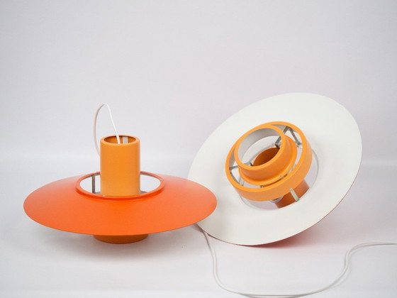 Image 1 of Pair of 2 vintage Falcon lamps by Andreas Hansen, Fog og Morup, 1969
