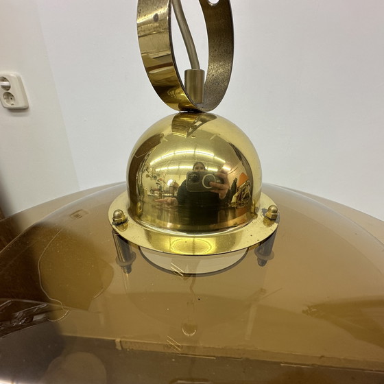 Image 1 of Sölken Leuchten Glass Hanging Lamp, 1970s