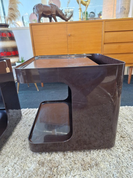Tavolini mobili Space age "Game" Marcello Siard – Metallo, Plastica (photo 2 of 11)