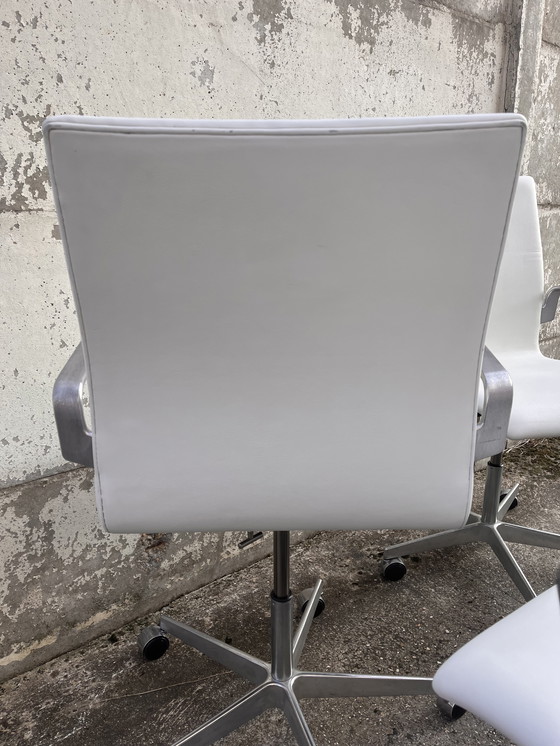 Image 1 of Set di 4 sedie da ufficio Oxford di Arne Jacobsen per Fritz Hansen
