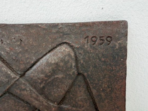 Kurt Lehmann Gusseisen Wandrelief Die Ruhende 1959 – Bildhauerei, Iron (photo 8 of 14)