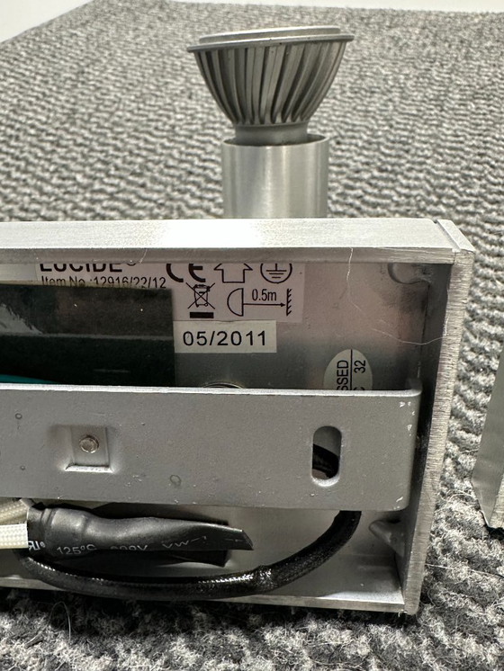 Image 1 of Ceiling/Wall spotlights Lucide 2 x 2 Spots Brushed Aluminum