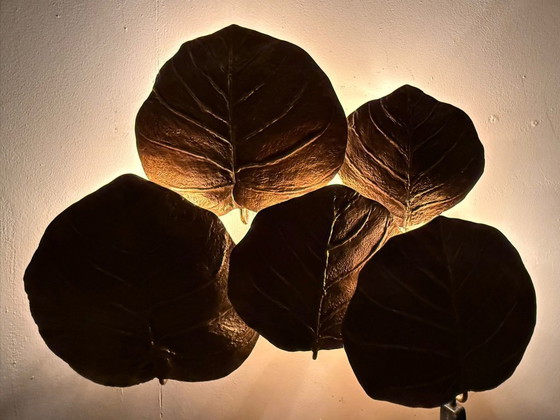 Image 1 of Applique murale sculpturale de Chrystine Charles, « Guadeloupe », France, années 1970, signée, pièce rare