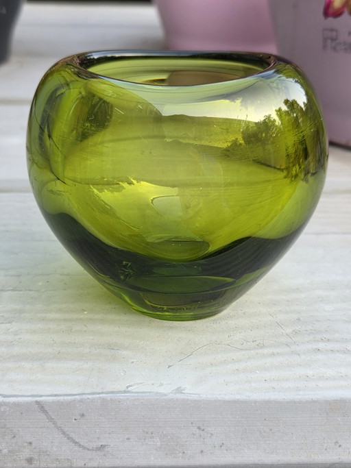 Holmegaard Heart Vase May Green Per Lutken – vazen, Glass (photo 2 of 7)