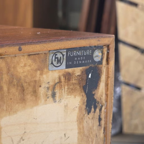 Kai Kristiansen vintage 60s Danish Rosewood Chest of drawers, FM Møbler, Brown (photo 20 of 20)