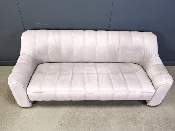 Image 1 of Ensemble de canapés vintage en cuir DS44 par Desede, années 1970