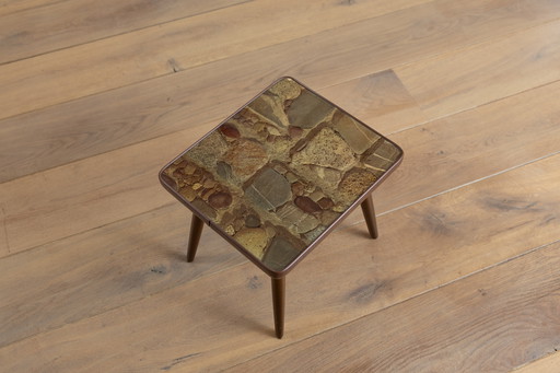 Pflanztisch Hocker mit Formica Druck