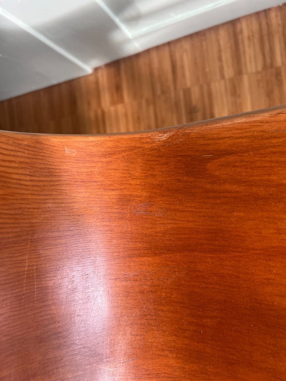 Image 1 of Rara mesa de centro original Cor Alons para C. den Boer Gouda (años 50, teca y cristal)