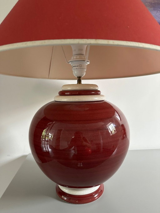 Lampe à poser Kostka rouge 2x