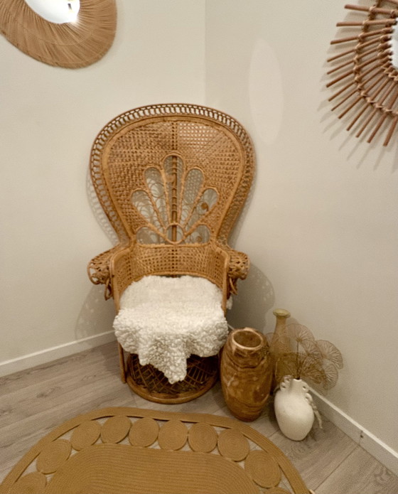 Image 1 of Sedia vintage Peacock "anni '70"