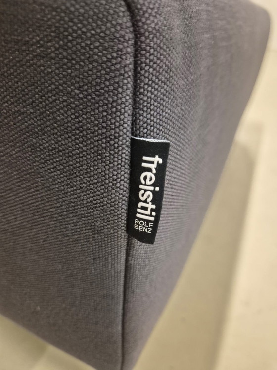 Image 1 of Rolf Benz - Freistil 180 - Corner Sofa - Anthracite - Fabric Ottoman