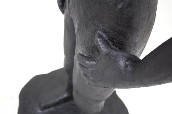 Image 1 of Grande figura in frassino intagliato III