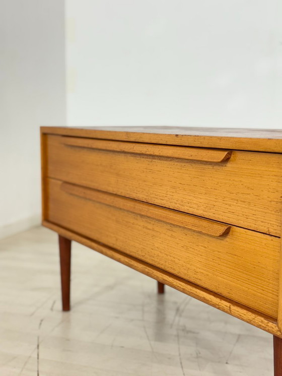 Image 1 of Vintage teakhouten dressoir/ladekast – WK Möbel, jaren 60