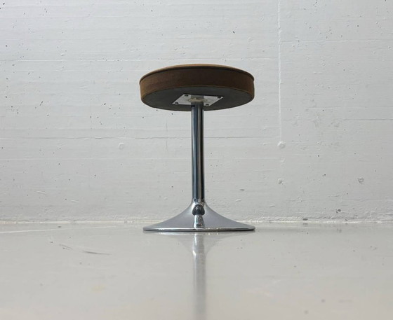 Image 1 of Sgabello vintage Tulip di Vitra, in marrone, fine anni '70.