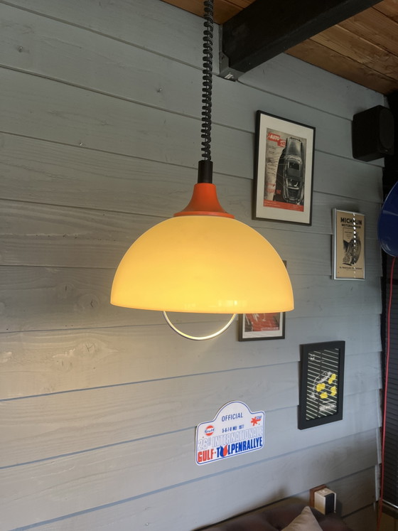 Vintage Italiaanse Space Age Pendel Hanglamp Met Origineel Fratelli Giannelli Pendel Systeem, – Hanglampen (photo 4 of 10)