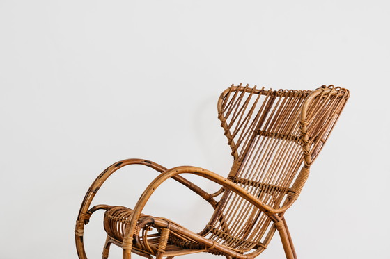 Image 1 of Schommelstoel Frans vintage design modern jaren 60