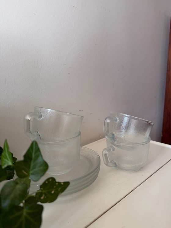 Tazze e piattini in vetro – Stoviglie, Glass, Vintage (photo 2 of 5)