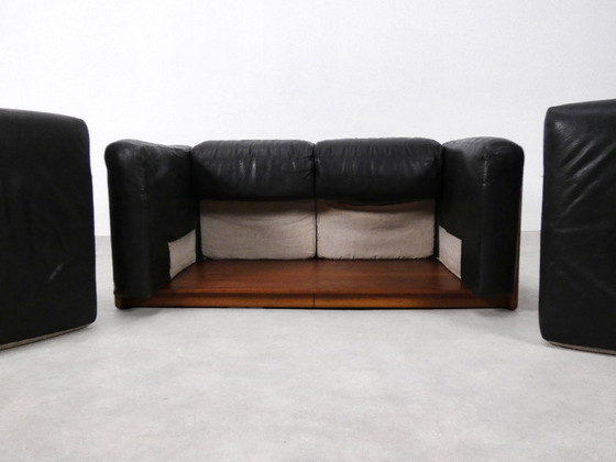 Image 1 of 2-Sitzer-Sofagarnitur – Afra & Tobia Scarpa für Bernini 